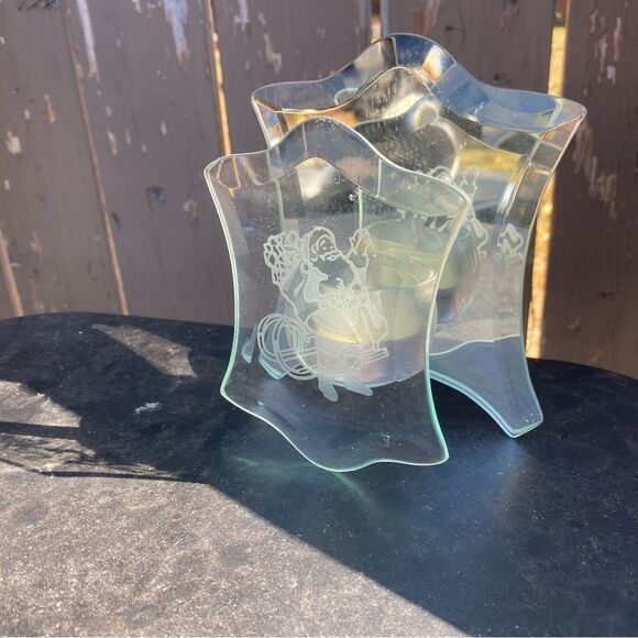 Costco | Glass Mirror Candle Holder + Candle - Picture 6 of 6